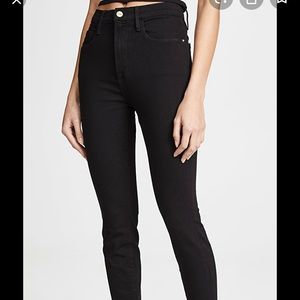 A golde black skinny jeans